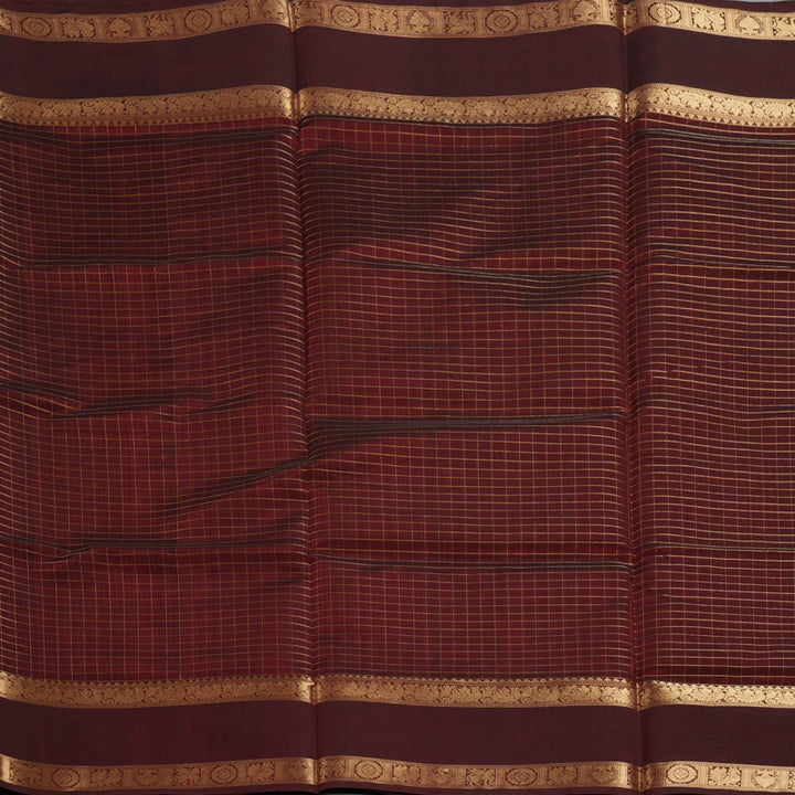 Hayagrivas Araku Maroon Kanchi Silk Cotton Saree KSBE124C8-9