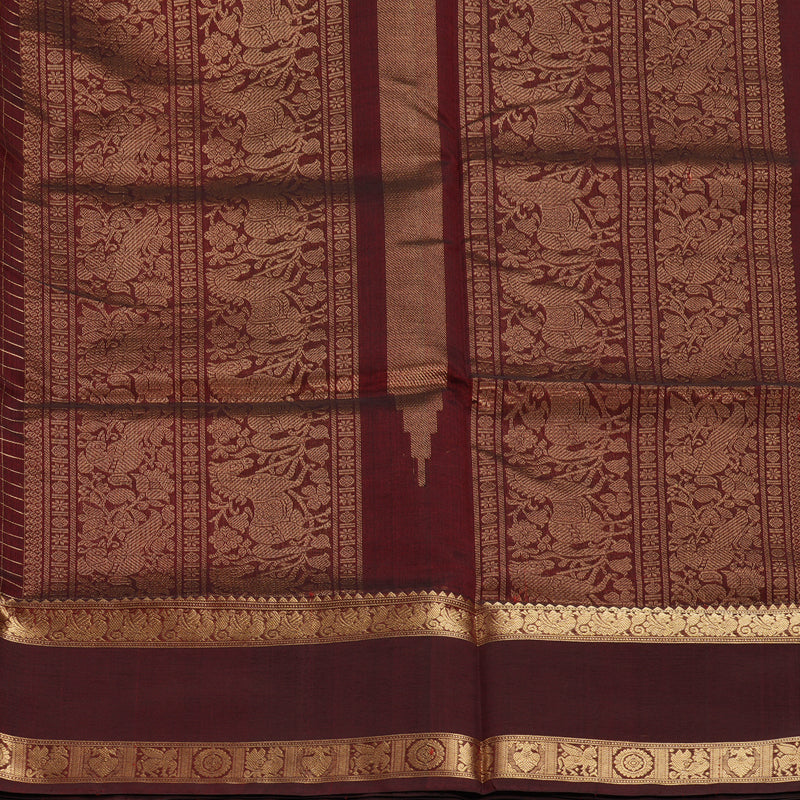Hayagrivas Araku Maroon Kanchi Silk Cotton Saree KSBE124C8-9