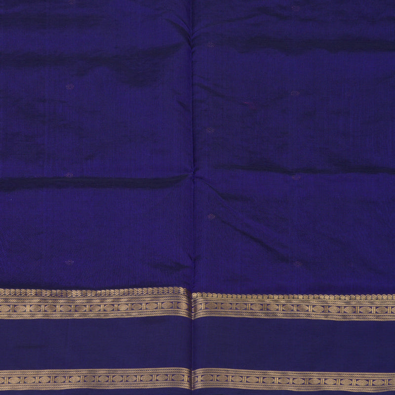 Hayagrivas MS Blue Kanchi Silk Cotton Saree KSBE124C9-1