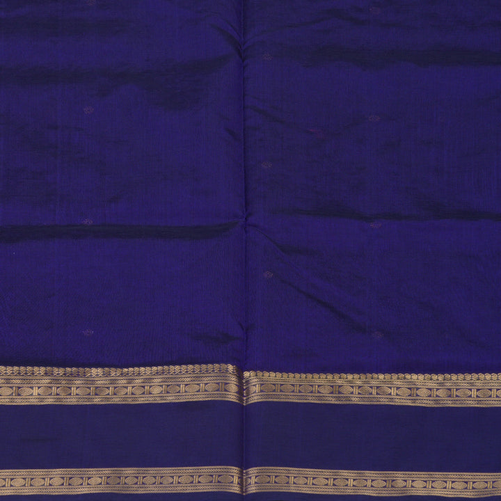 Hayagrivas MS Blue Kanchi Silk Cotton Saree KSBE124C9-1