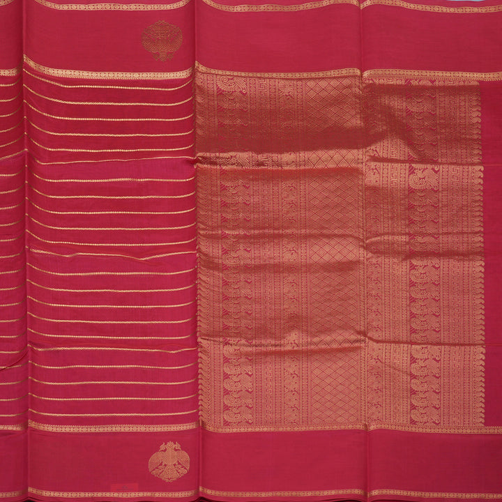 Hayagrivas Pink Kanchi Silk Cotton Saree KSBE124C9-11