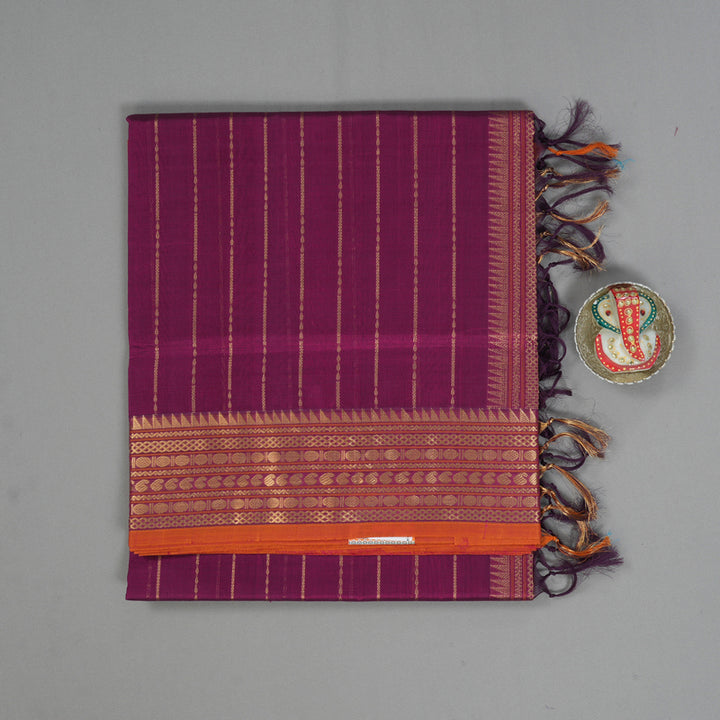 Hayagrivas Magenta Kanchi Silk Cotton Saree KSBE124C9-13