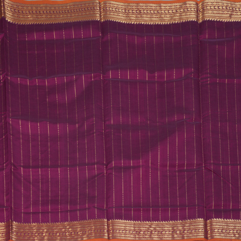 Hayagrivas Magenta Kanchi Silk Cotton Saree KSBE124C9-13
