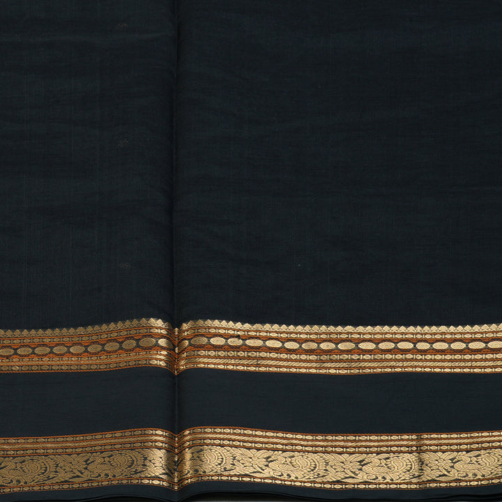 Hayagrivas Black Kanchi Silk Cotton Saree KSBE124C9-3