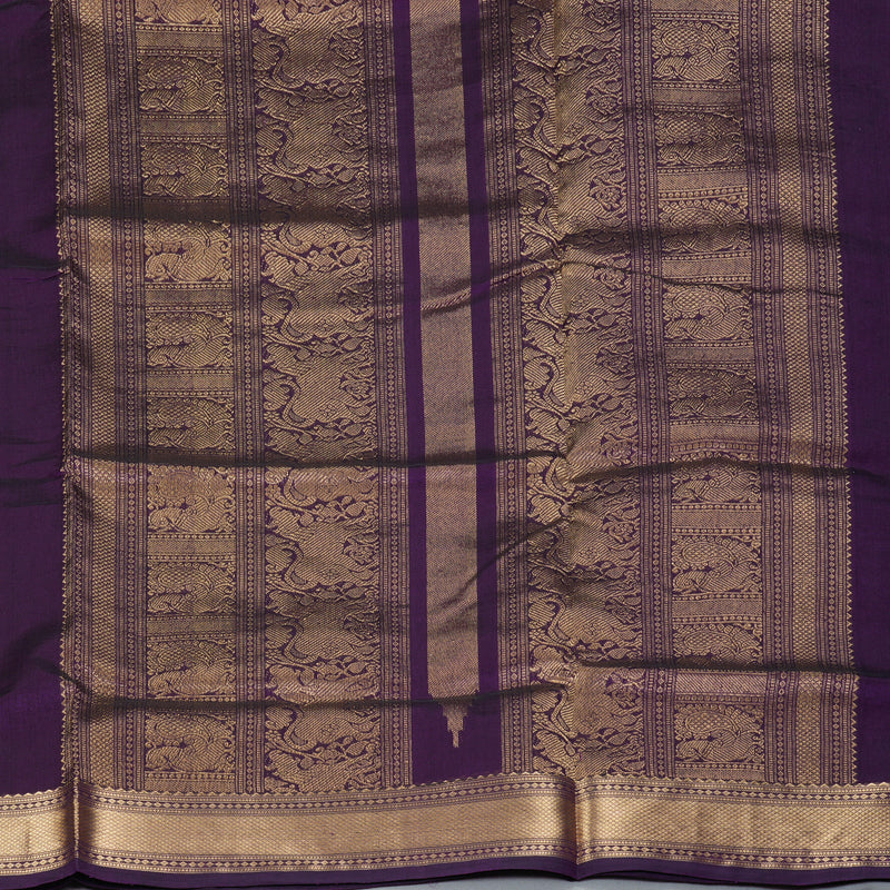 Hayagrivas Purple Kanchi Silk Cotton Saree KSBE124C9-8