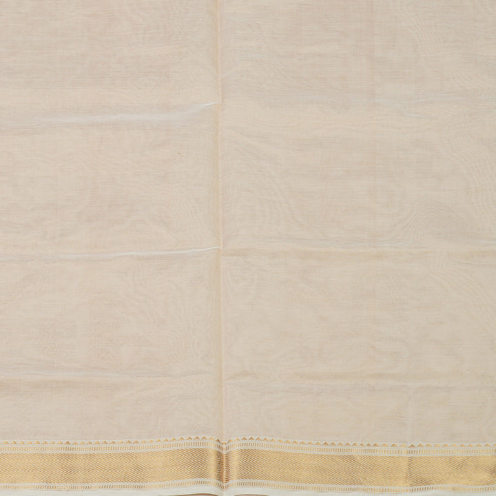 Hayagrivas Half-White Kanchi Silk Cotton Saree KSBE124C9-9