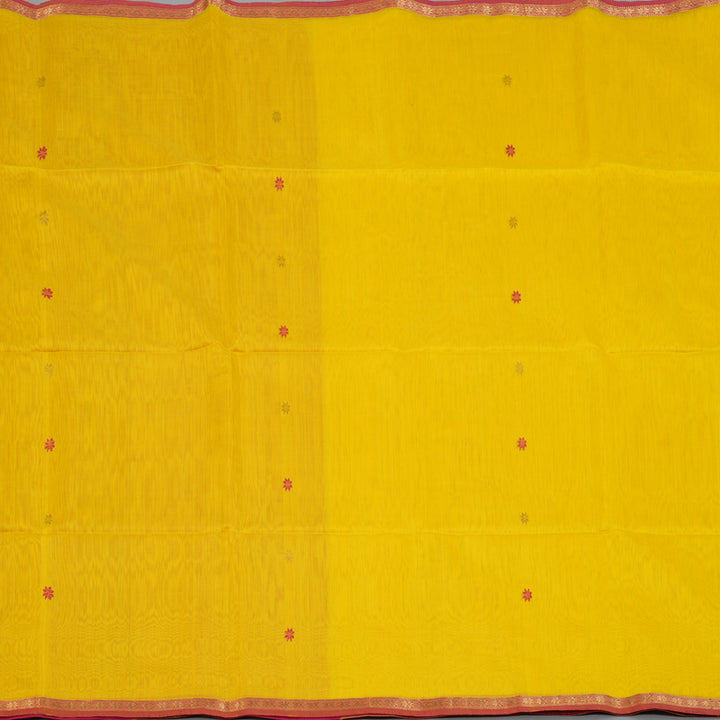 Hayagrivas Yellow Maheswari Cotton Saree KSBE125C2-11