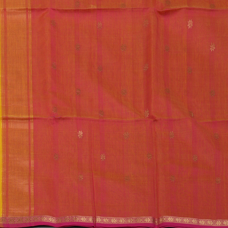 Hayagrivas Yellow Maheswari Cotton Saree KSBE125C2-11