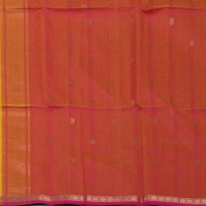 Hayagrivas Yellow Maheswari Cotton Saree KSBE125C2-11
