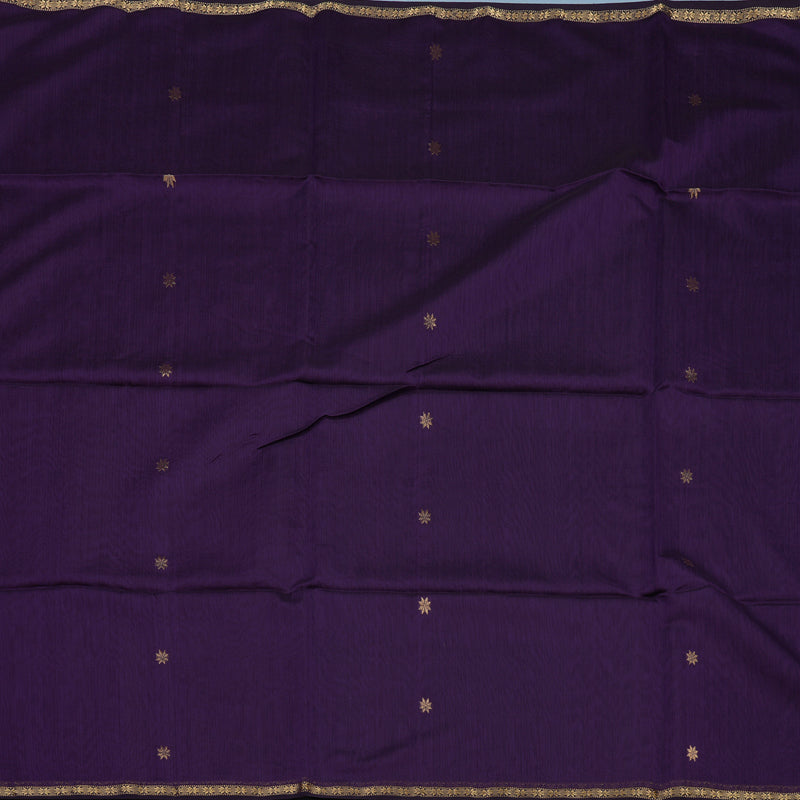 Hayagrivas Violet Kora Silk Cotton Saree KSBE125C2-13