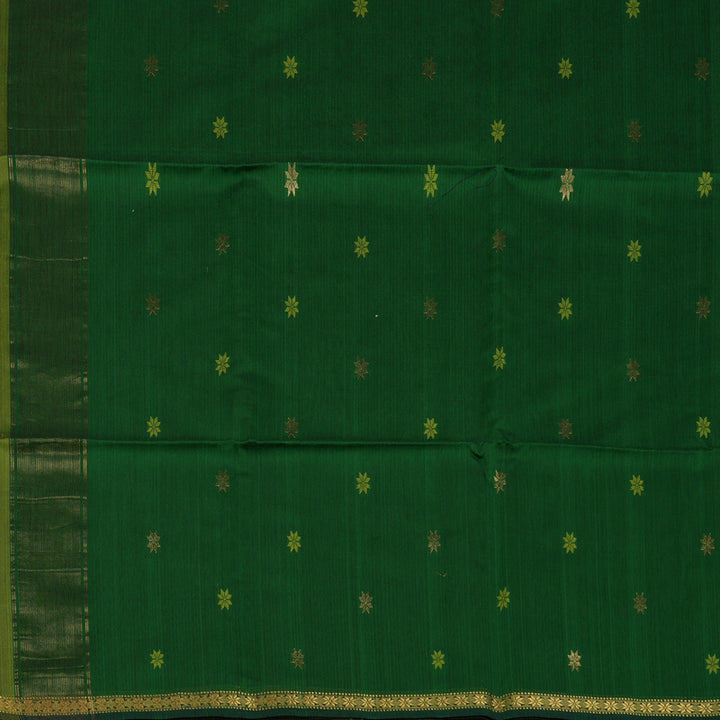 Hayagrivas Parrot Green Maheswari Cotton Saree KSBE125C2-17