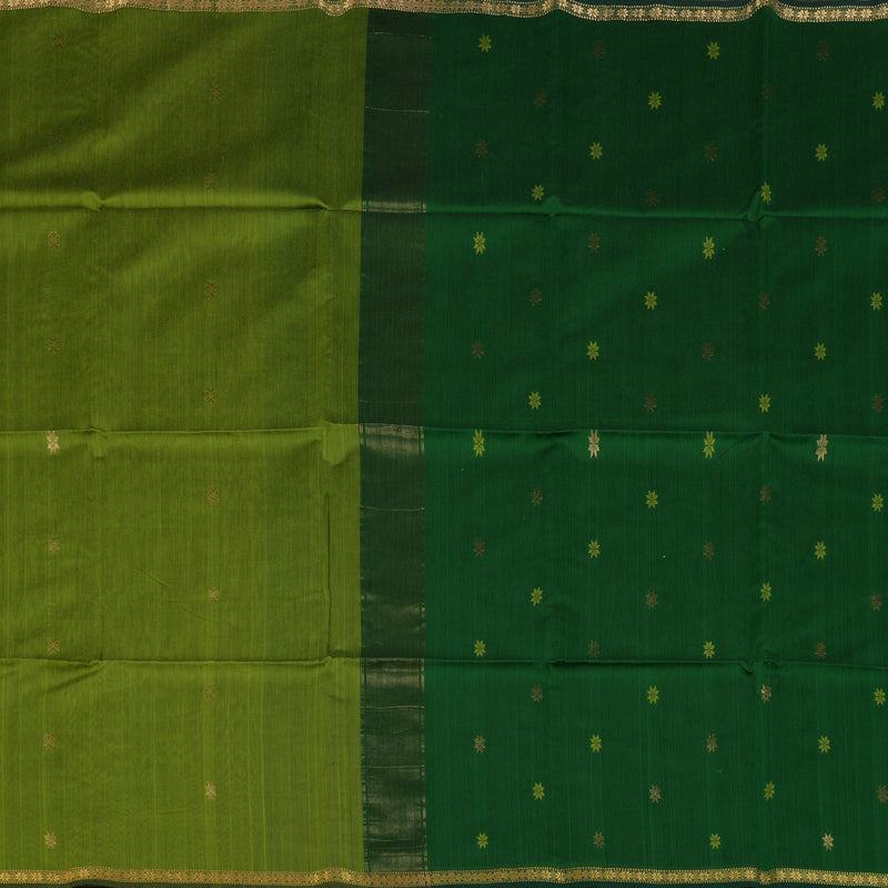 Hayagrivas Parrot Green Maheswari Cotton Saree KSBE125C2-17