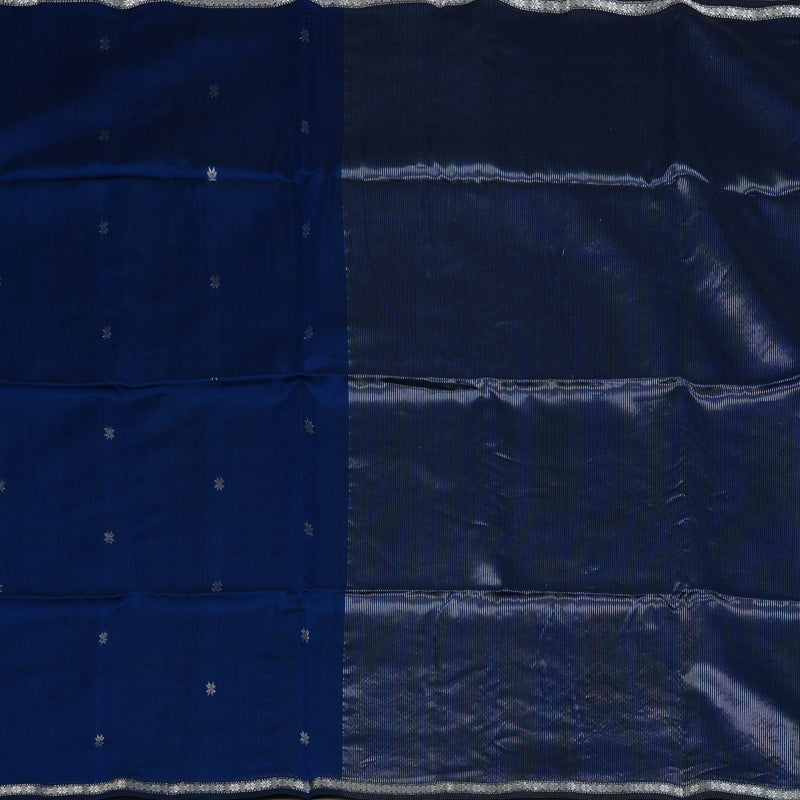 Hayagrivas Royal Blue Maheswari Cotton Saree KSBE125C3-3