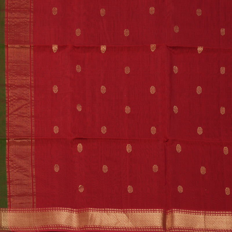 Hayagrivas Manthalir Green Maheswari Cotton Saree KSBE125C4-14