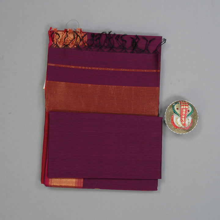 Hayagrivas Purple Maheswari Cotton Saree KSBE125C4-15