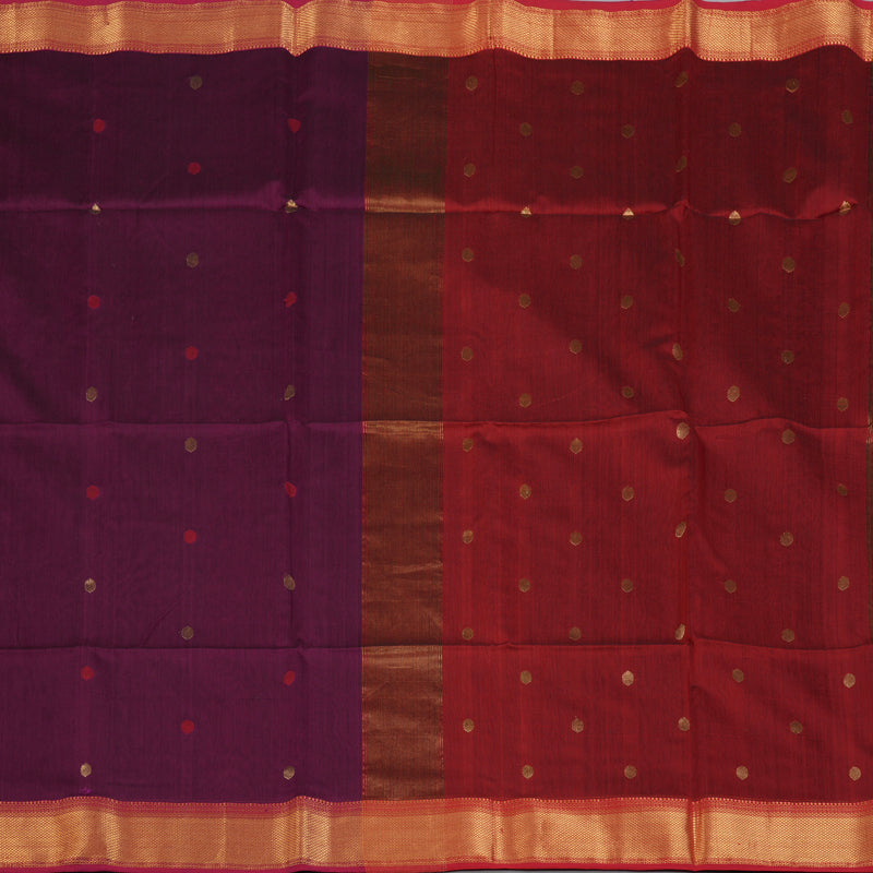 Hayagrivas Purple Maheswari Cotton Saree KSBE125C4-15