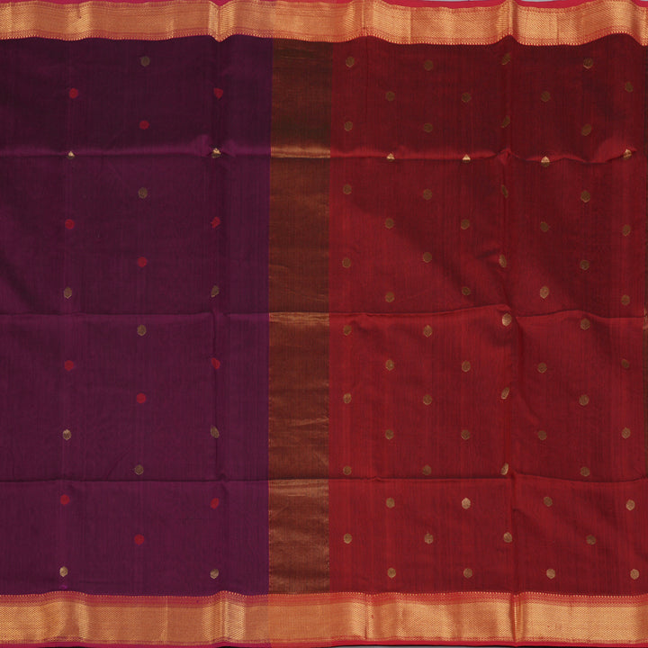 Hayagrivas Purple Maheswari Cotton Saree KSBE125C4-15