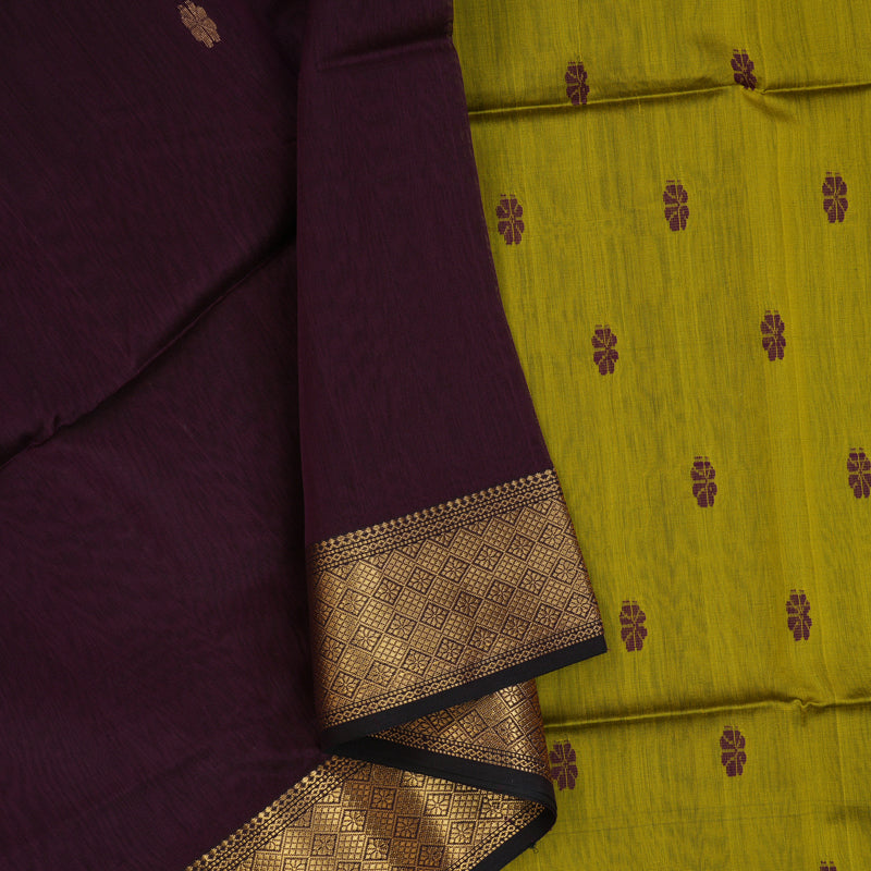 Hayagrivas Nagapazham Maheswari Cotton Saree KSBE125C4-24