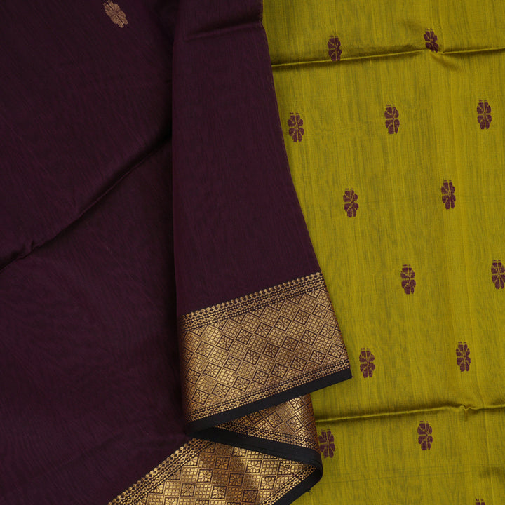 Hayagrivas Nagapazham Maheswari Cotton Saree KSBE125C4-24