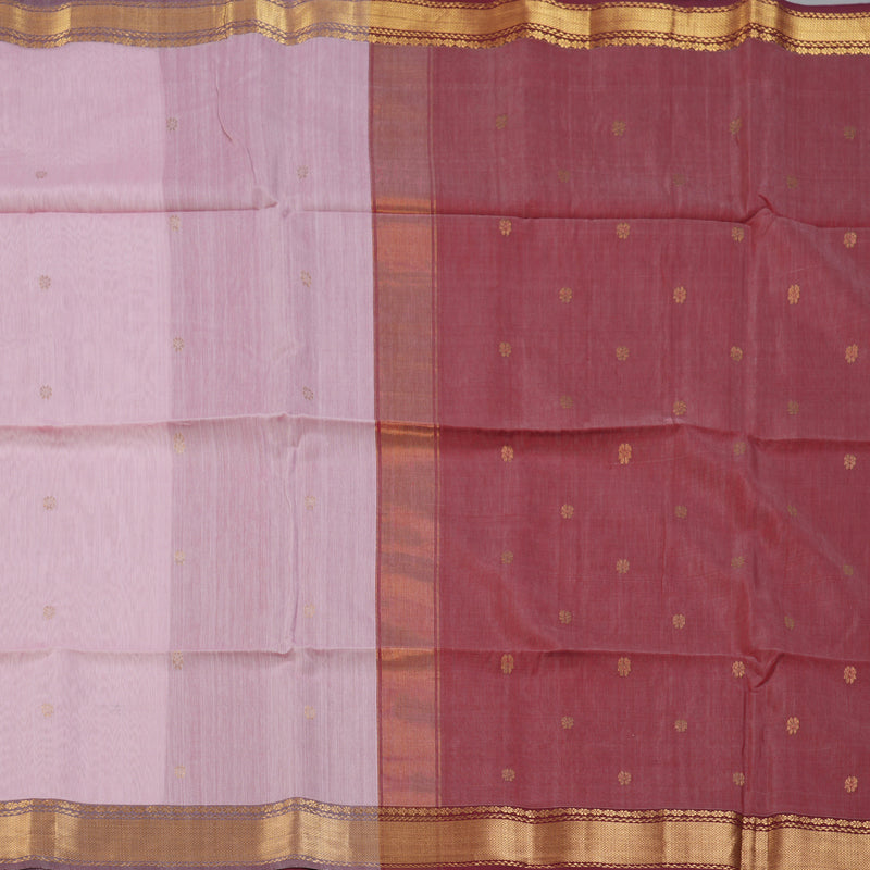 Hayagrivas Maroon Maheswari Cotton Saree KSBE125C4-29