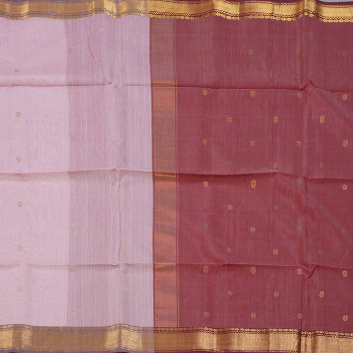 Hayagrivas Maroon Maheswari Cotton Saree KSBE125C4-29