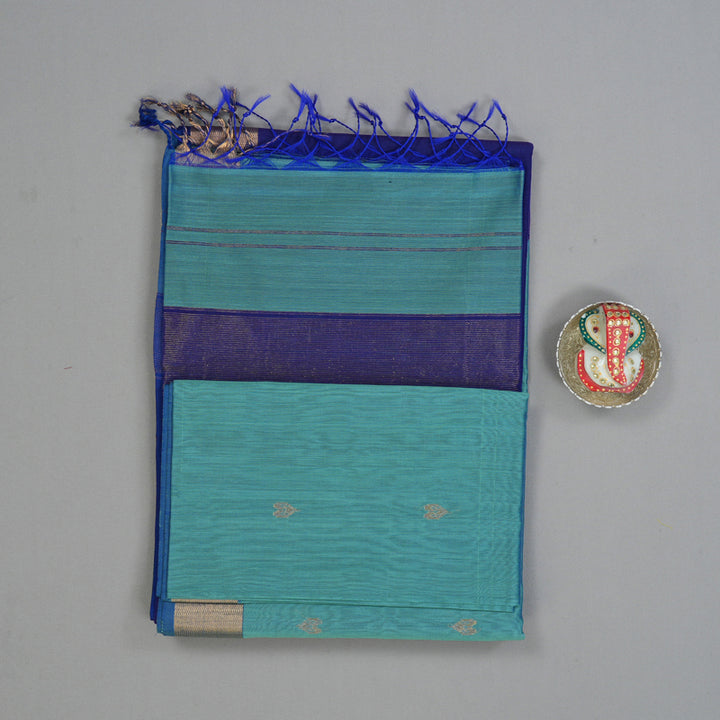 Hayagrivas Teal Maheswari Cotton Saree KSBE125C4-34