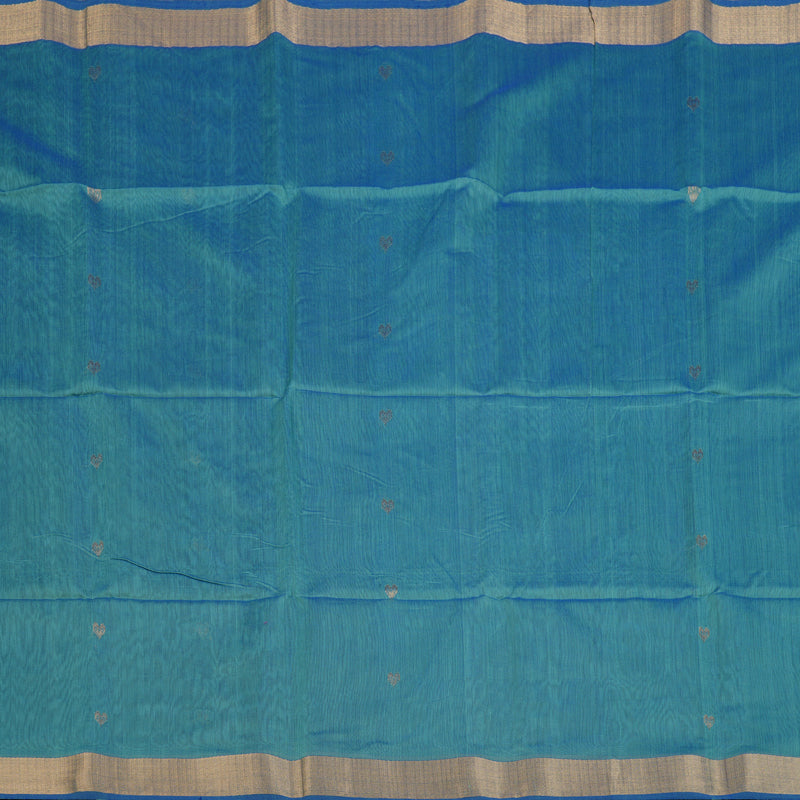 Hayagrivas Teal Maheswari Cotton Saree KSBE125C4-34
