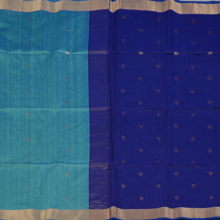 Hayagrivas Teal Maheswari Cotton Saree KSBE125C4-34