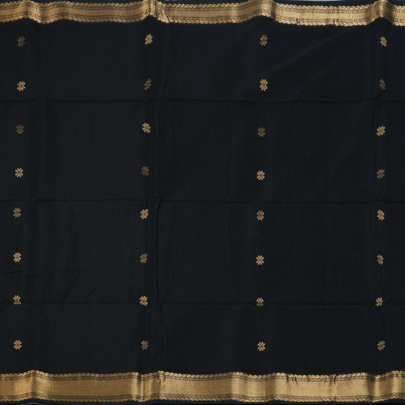 Hayagrivas Black Maheswari Cotton Saree KSBE125C4-38