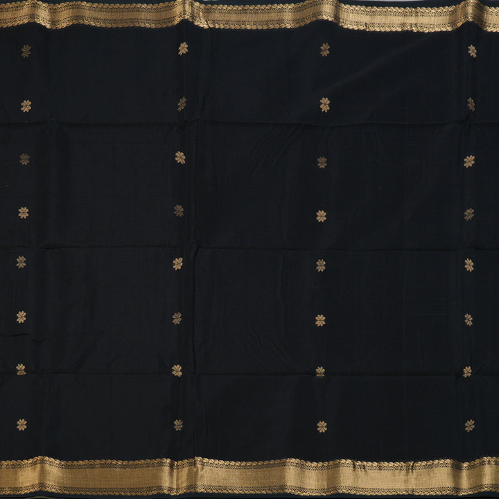 Hayagrivas Black Maheswari Cotton Saree KSBE125C4-38