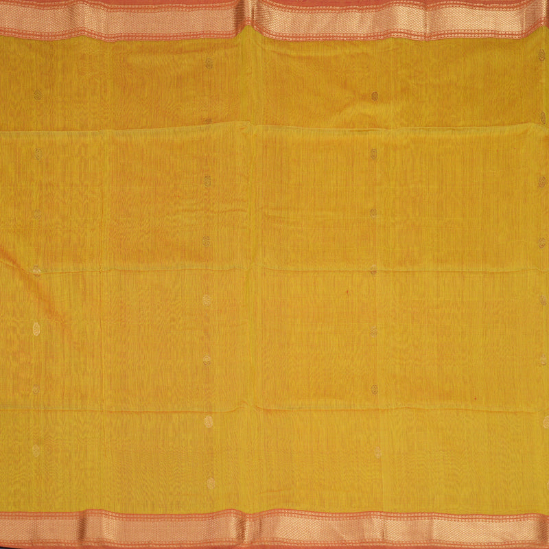 Hayagrivas Lemon Yellow Kora Silk Cotton Saree KSBE125C4-6