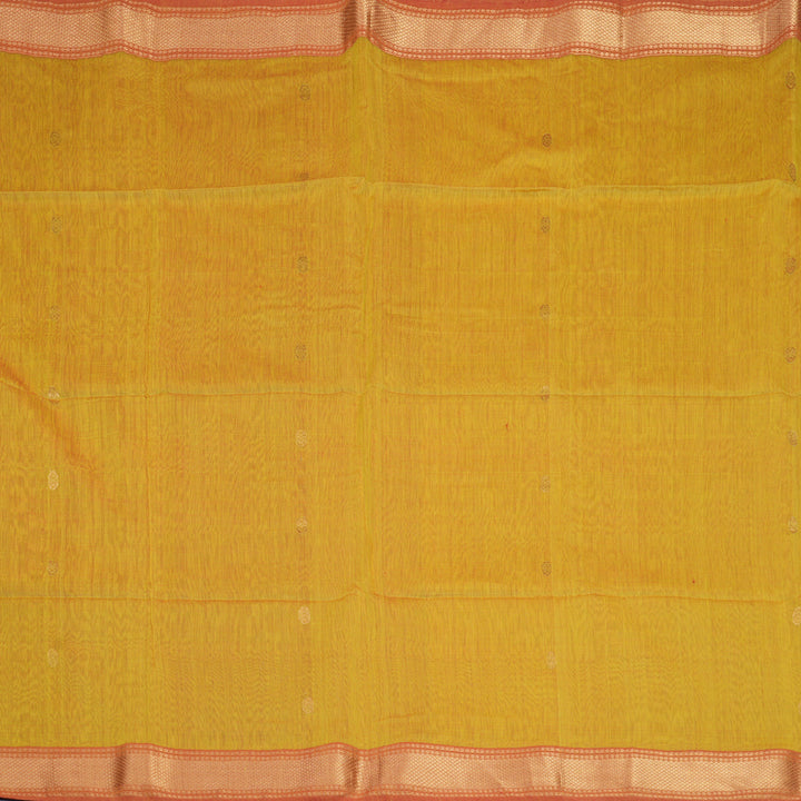 Hayagrivas Lemon Yellow Kora Silk Cotton Saree KSBE125C4-6