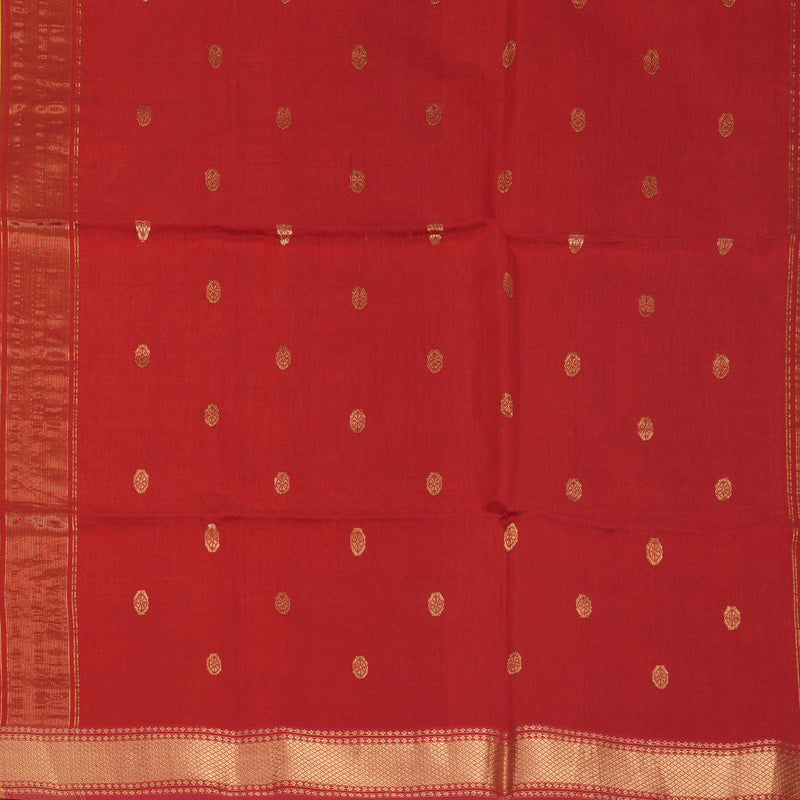 Hayagrivas Lemon Yellow Kora Silk Cotton Saree KSBE125C4-6