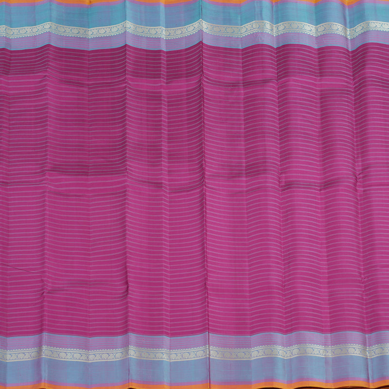 Hayagrivas Handloom Purple Kanjivaram Silk Saree KSBE126C2-3