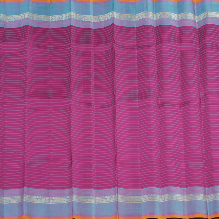 Hayagrivas Handloom Purple Kanjivaram Silk Saree KSBE126C2-3