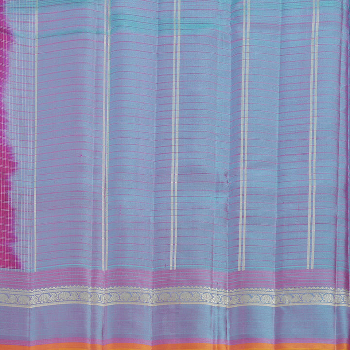Hayagrivas Handloom Purple Kanjivaram Silk Saree KSBE126C2-3