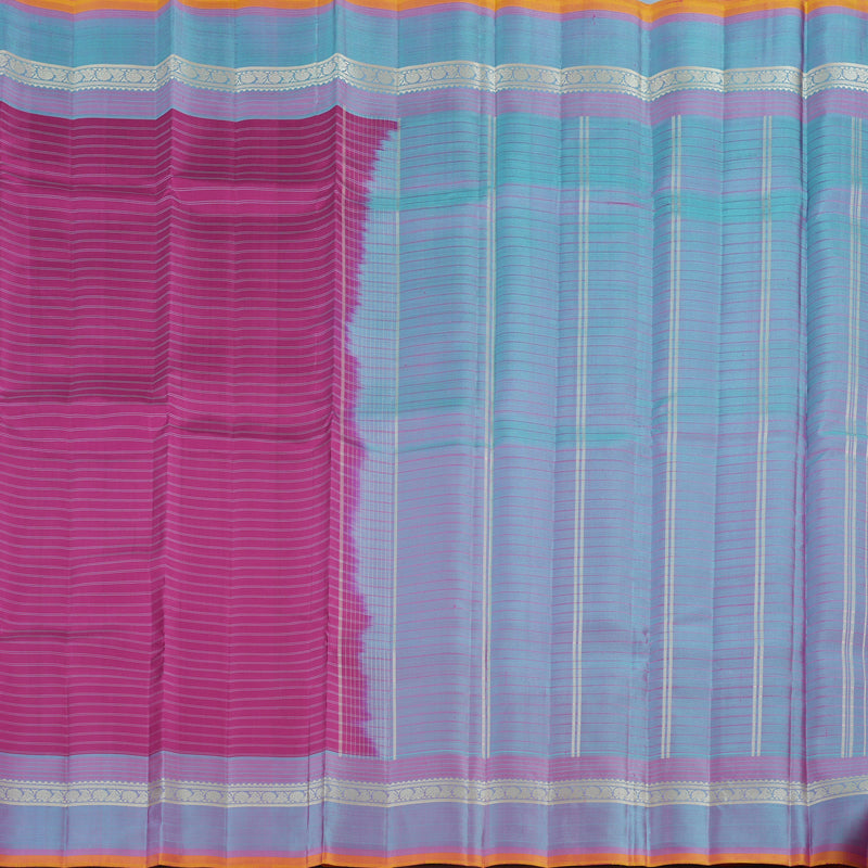 Hayagrivas Handloom Purple Kanjivaram Silk Saree KSBE126C2-3
