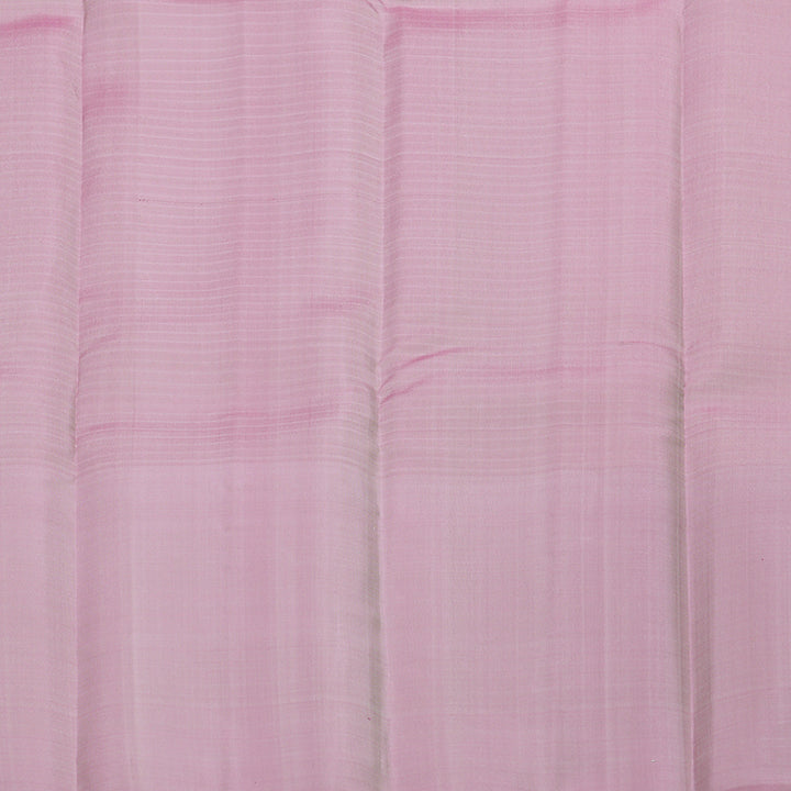 Hayagrivas Handloom Cream Kanjivaram Silk Saree with Lavendar Border KSBE126C5-1