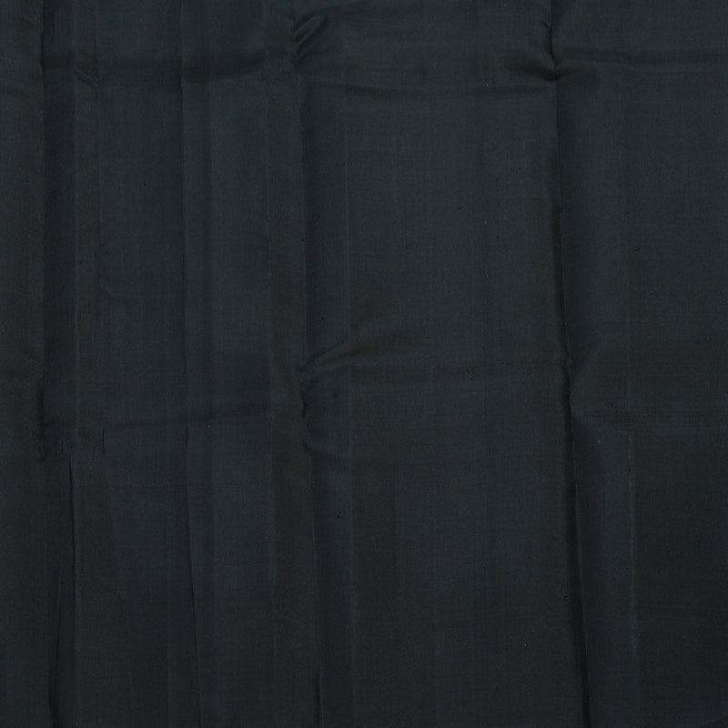 Hayagrivas Handloom Powder Green Kanjivaram Silk Saree with Black Border KSBE126C7-1