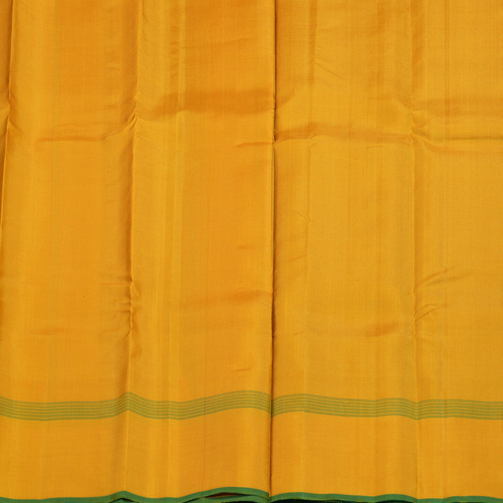 Hayagrivas Handloom Mustard & Maroon Checks Kanjivaram Silk Saree with Mustard Border KSBE126C7-3
