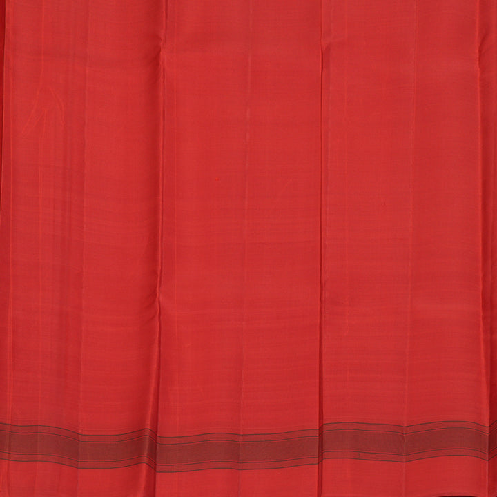 Hayagrivas Handloom Yellow & Sky Blue Checks Kanjivaram Silk Saree KSBE126C7-4