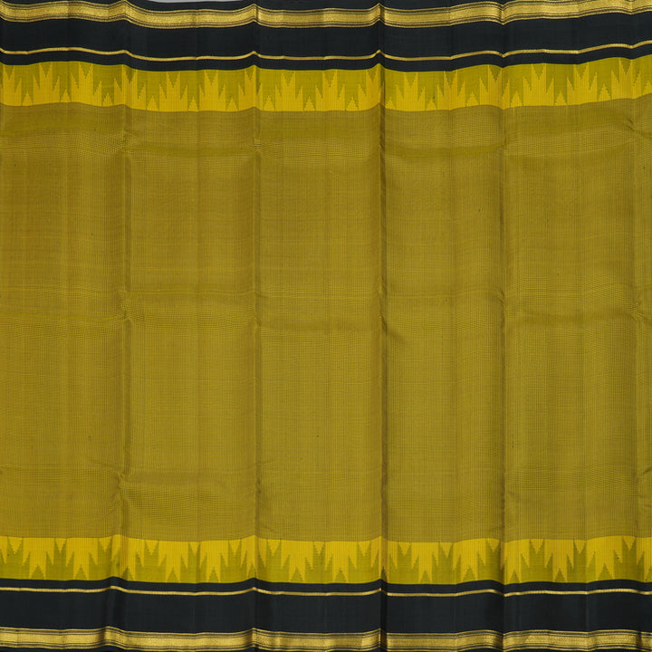 Hayagrivas Handloom Yellow & Black (Zasa Zasa Kattam) Kanjivaram Silk Saree KSBE126C9-3