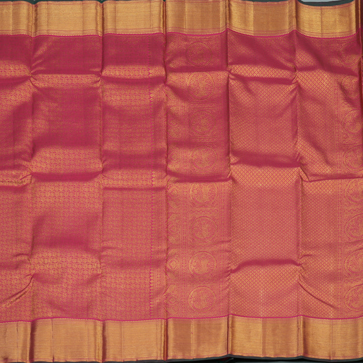 Hayagrivas Handloom Pink Kanjivaram Silk Saree KSBE127C10-13
