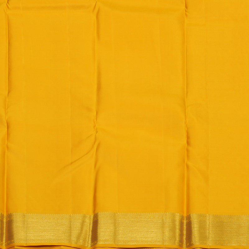 Hayagrivas Handloom Lilac Kanjivaram Silk Saree with Yellow Border KSBE127C10-15