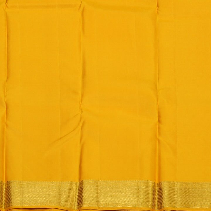 Hayagrivas Handloom Lilac Kanjivaram Silk Saree with Yellow Border KSBE127C10-15