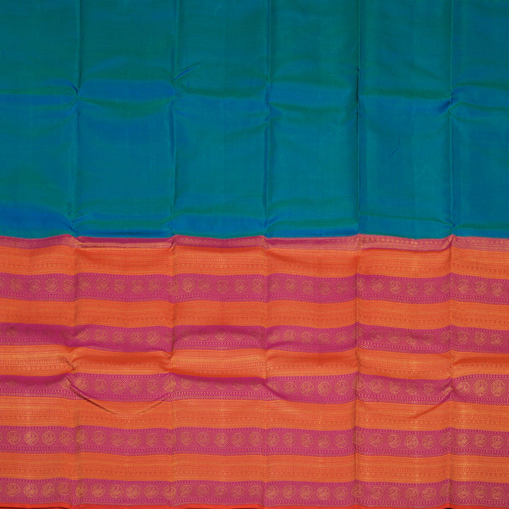 Hayagrivas Handloom Mayilkazhuthu Kanjivaram Silk Saree KSBE127C7-3