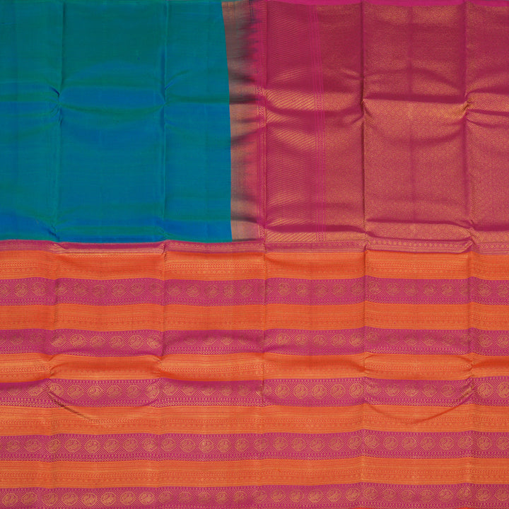 Hayagrivas Handloom Mayilkazhuthu Kanjivaram Silk Saree KSBE127C7-3
