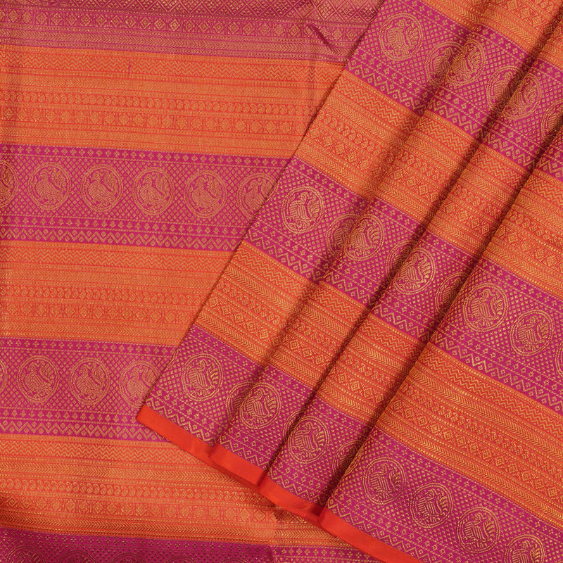 Hayagrivas Handloom Mayilkazhuthu Kanjivaram Silk Saree KSBE127C7-3