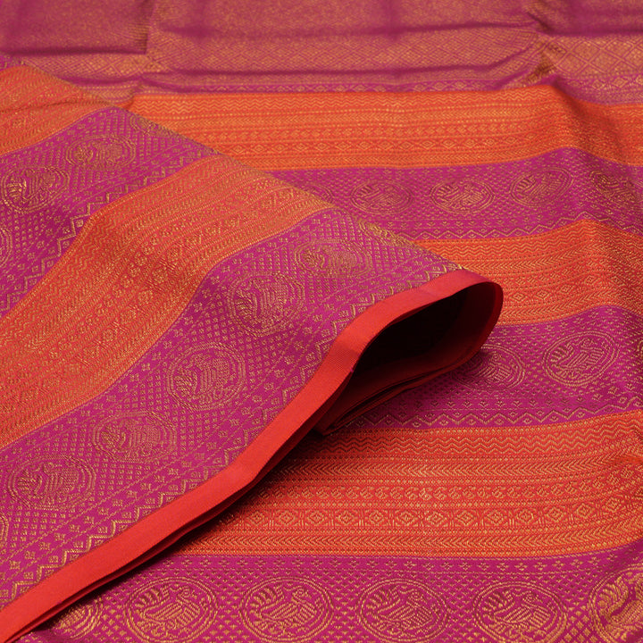 Hayagrivas Handloom Bottle Green Kanjivaram Silk Saree KSBE127C7-4