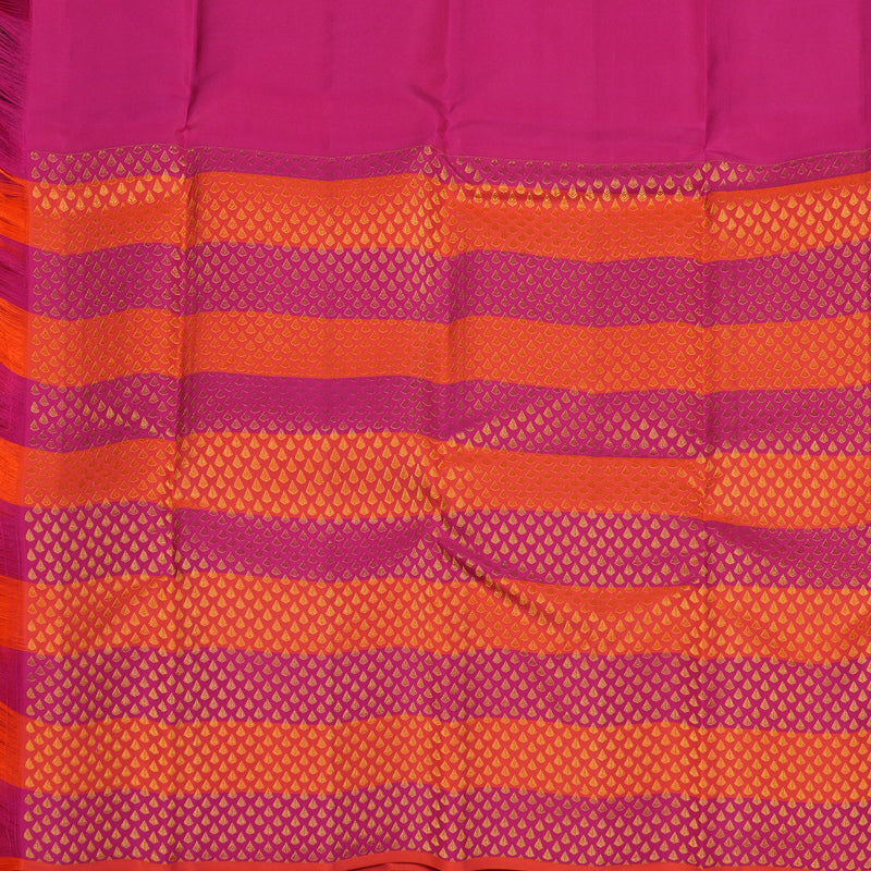 Hayagrivas Handloom Bottle Green Kanjivaram Silk Saree KSBE127C7-4